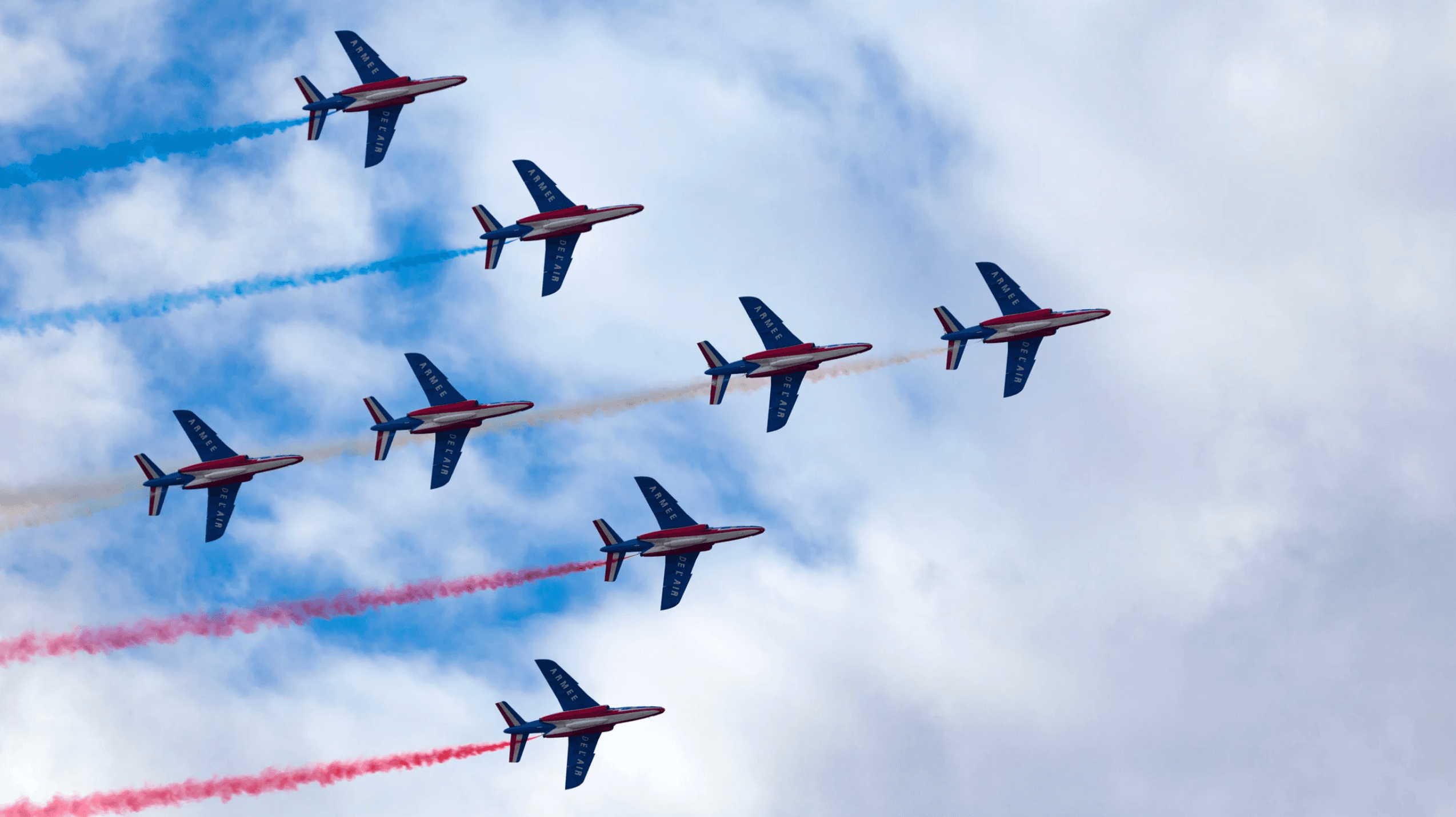 Armée de l'air en vol.